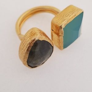 Jewelry - 14kt.gold Vermeil 925 semi-precious ring Jewelry - 14kt.gold Vermeil 925 semi-precious ring